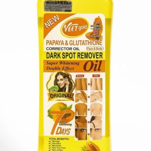 veet gold dark spot remover oil papaya And Glutathione 1000ML