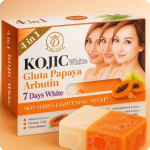2 X KOJIC GLUTA PAPAYA ARBUTIN SKIN SERIES HIGH KOJIC 7 DAYS SOAP ( 160 GM )